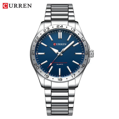Relógio Masculino em Aço Inoxidável Slim - CURREN